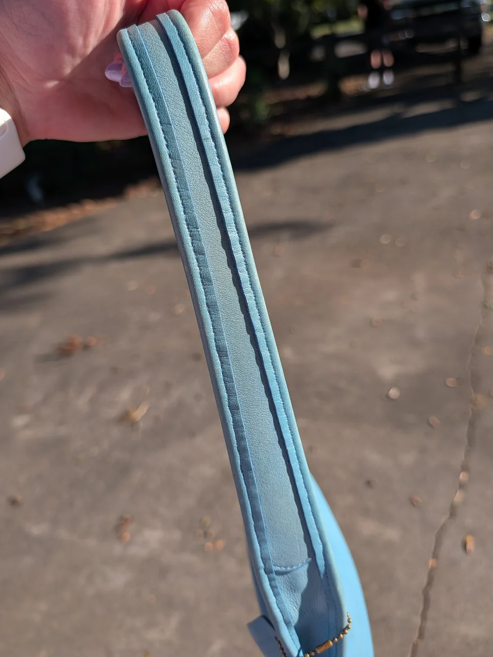 Rare Coach Ergo 9020 Glacier Blue Vintage Bag